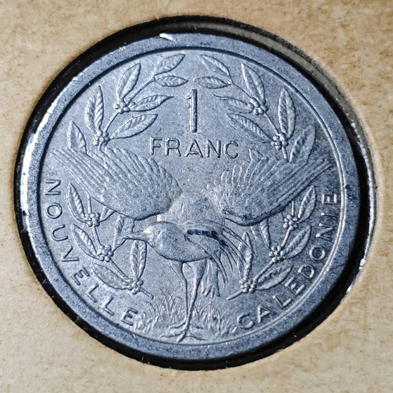 KK钱币收藏小铺 第382期  2月预留时间 周末发货 1949新喀里多尼亚1法郎