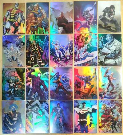 龙虎卡牌-六八场（无佣金，周六结拍，欢迎送拍） - 彩闪20张 美漫系列 漫威&DC 英雄角色