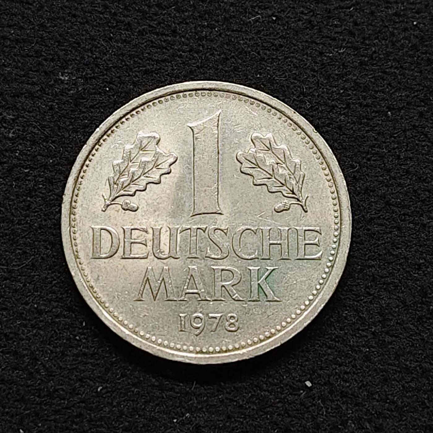 【全场包邮】纯粹捡漏拍486场（免费代拍第23场） 德国联邦德国1978年1马克