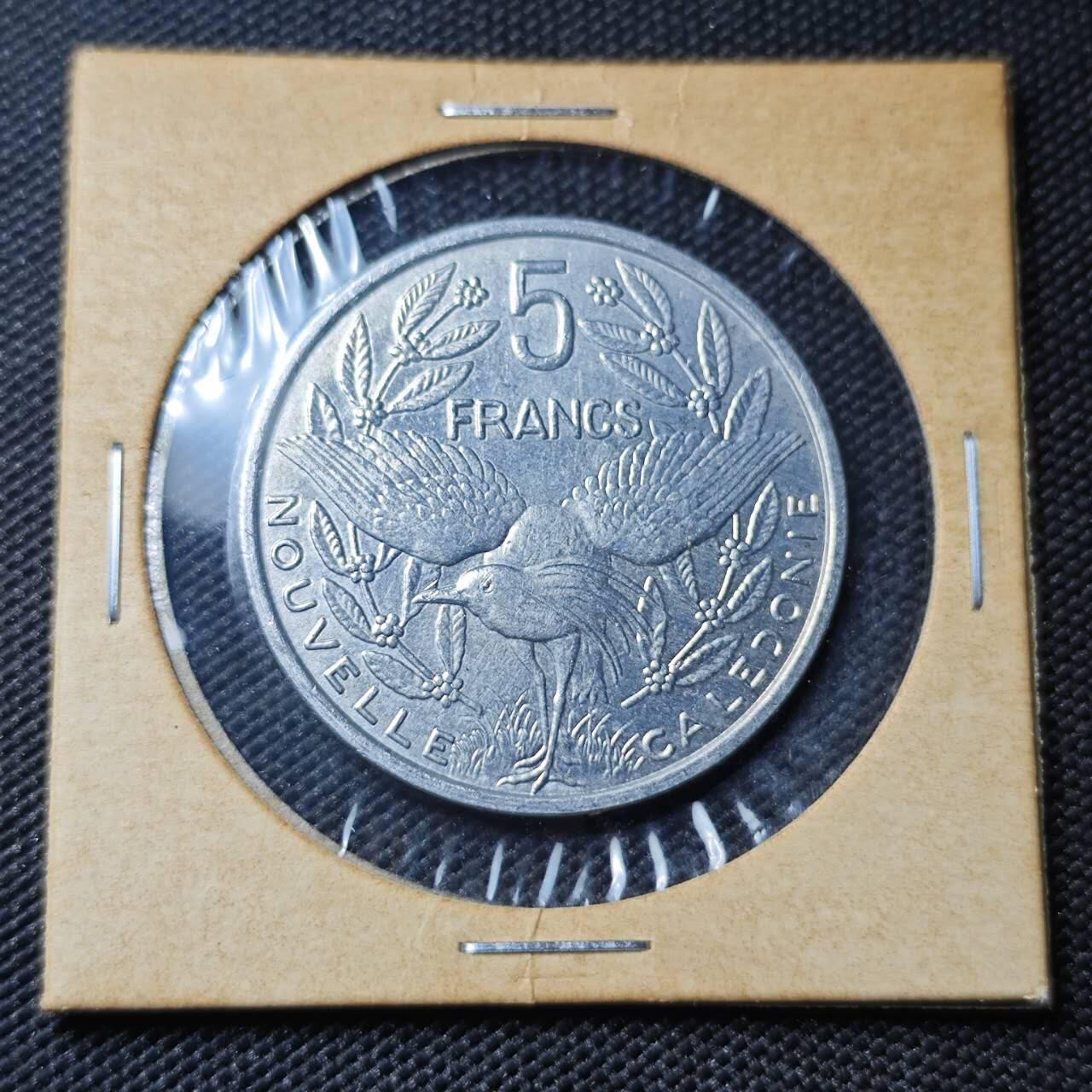 KK钱币收藏小铺 第382期  2月预留时间 周末发货  2004新喀里多尼亚5法郎