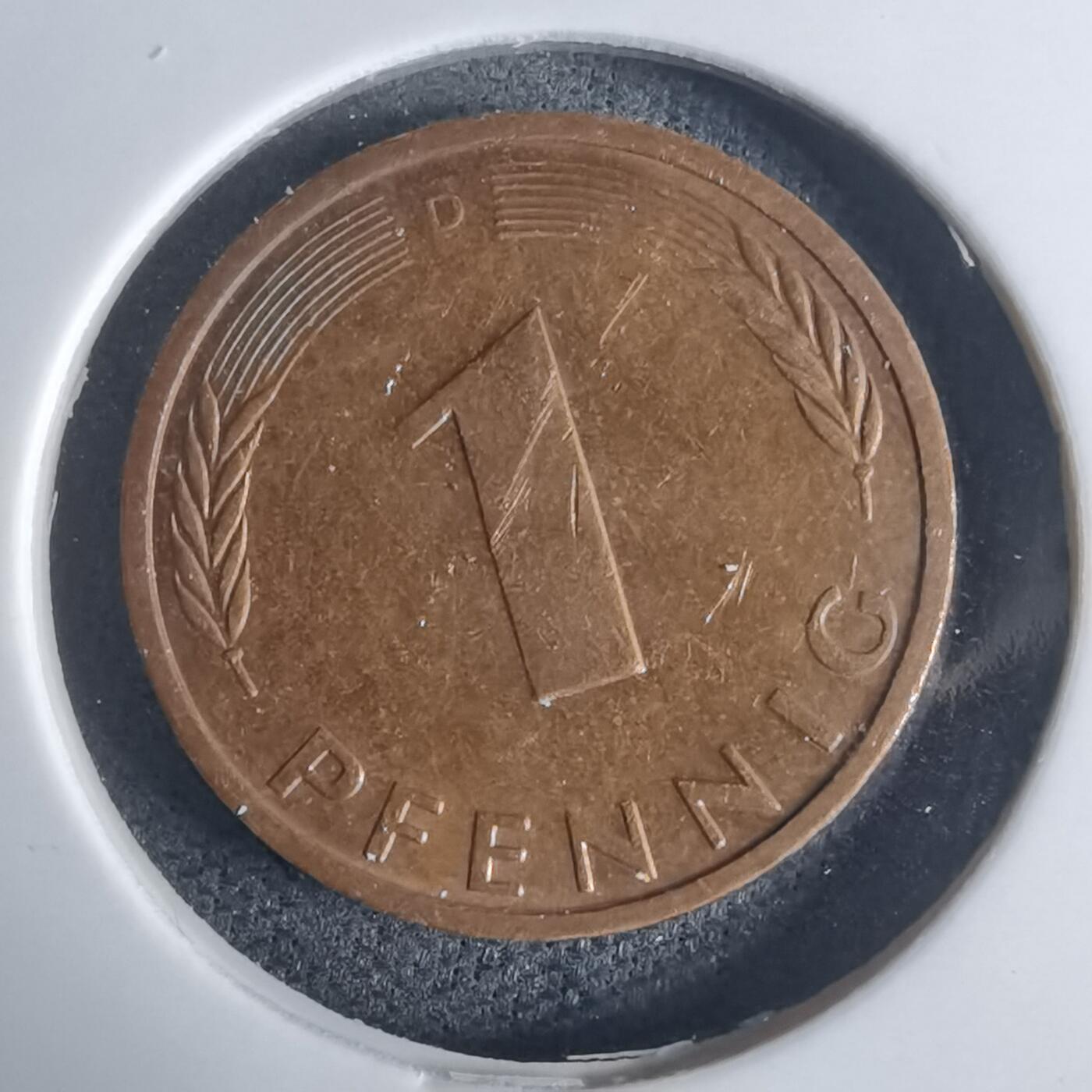 沼泽如烟--第936场 德国1987年1芬尼