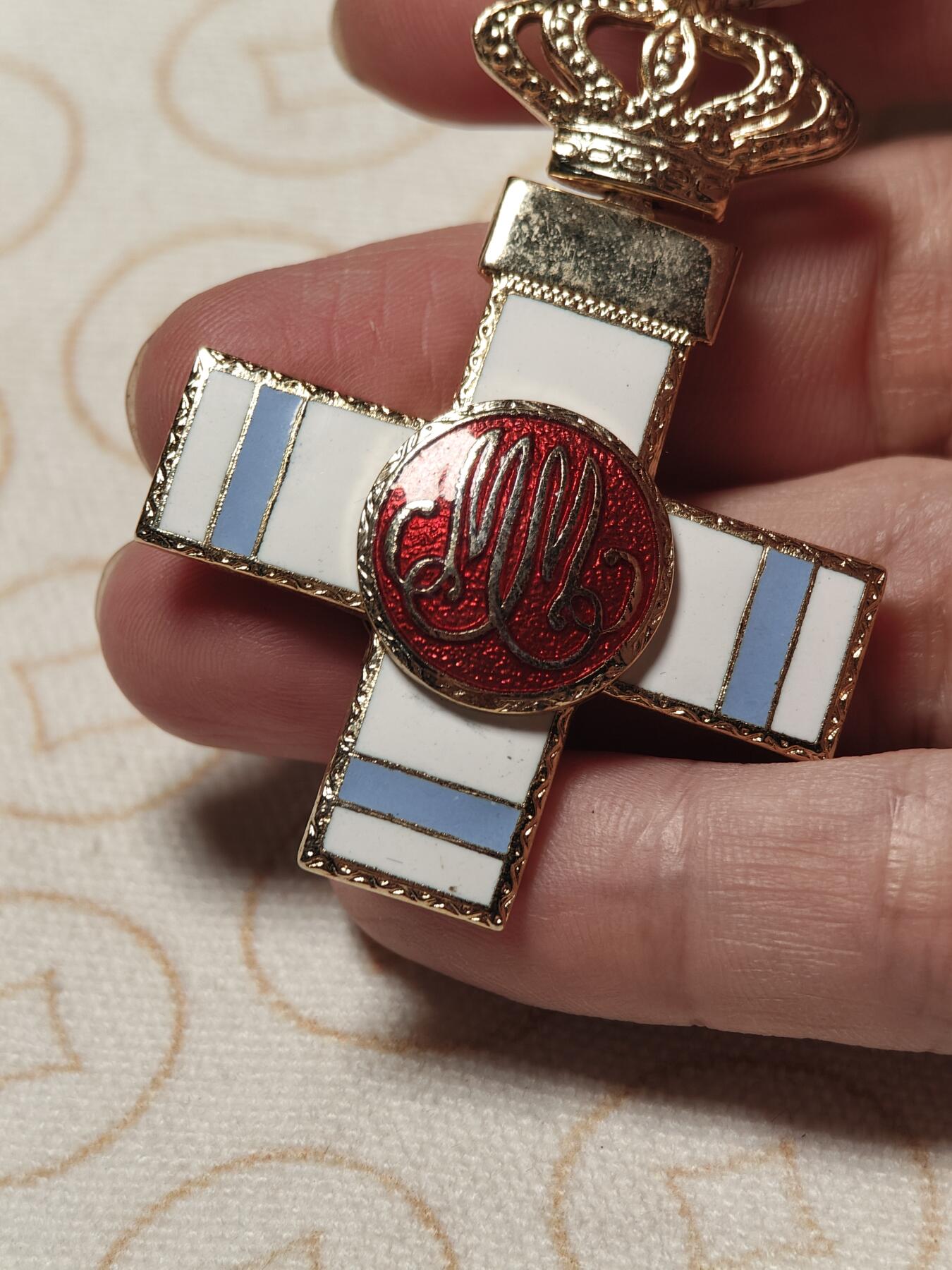 抚柳草堂-第二期章牌钱币 奖章勋章限时免佣 满百包邮 放漏专场 西班牙空军军事功勋勋章 少见版本品相不错珐琅完好