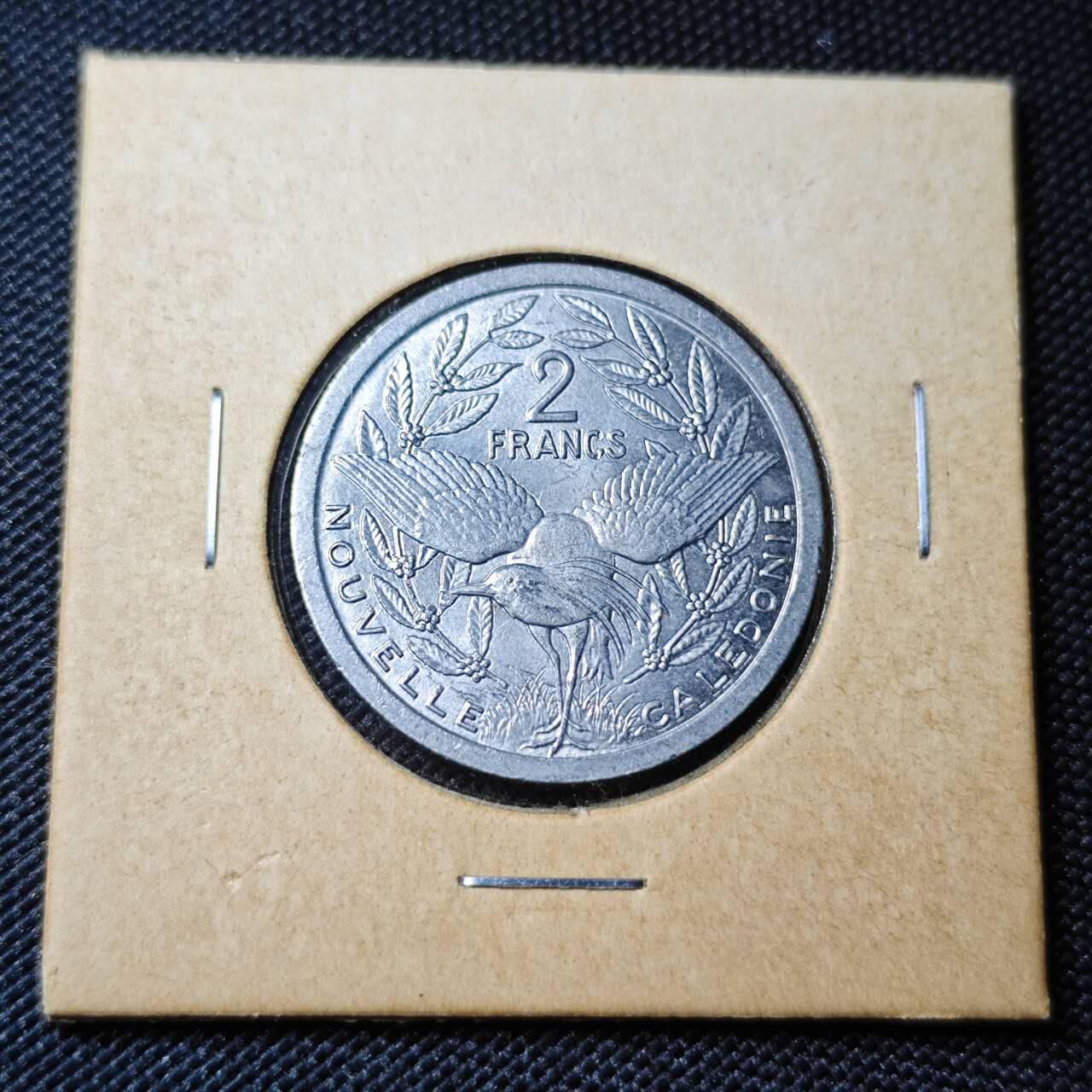 KK钱币收藏小铺 第382期  2月预留时间 周末发货  1982新喀里多尼亚2法郎