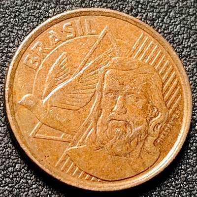 泉币菌-第149场-精品福利场 - 巴西5分铜币 直径22mm 
