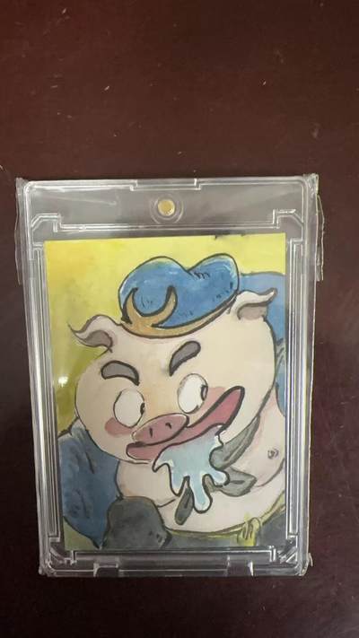 寸草不生拍卖第十六期（持续收拍 好货等你来） - 一沓文化 手绘 苏秦手绘 猪八戒