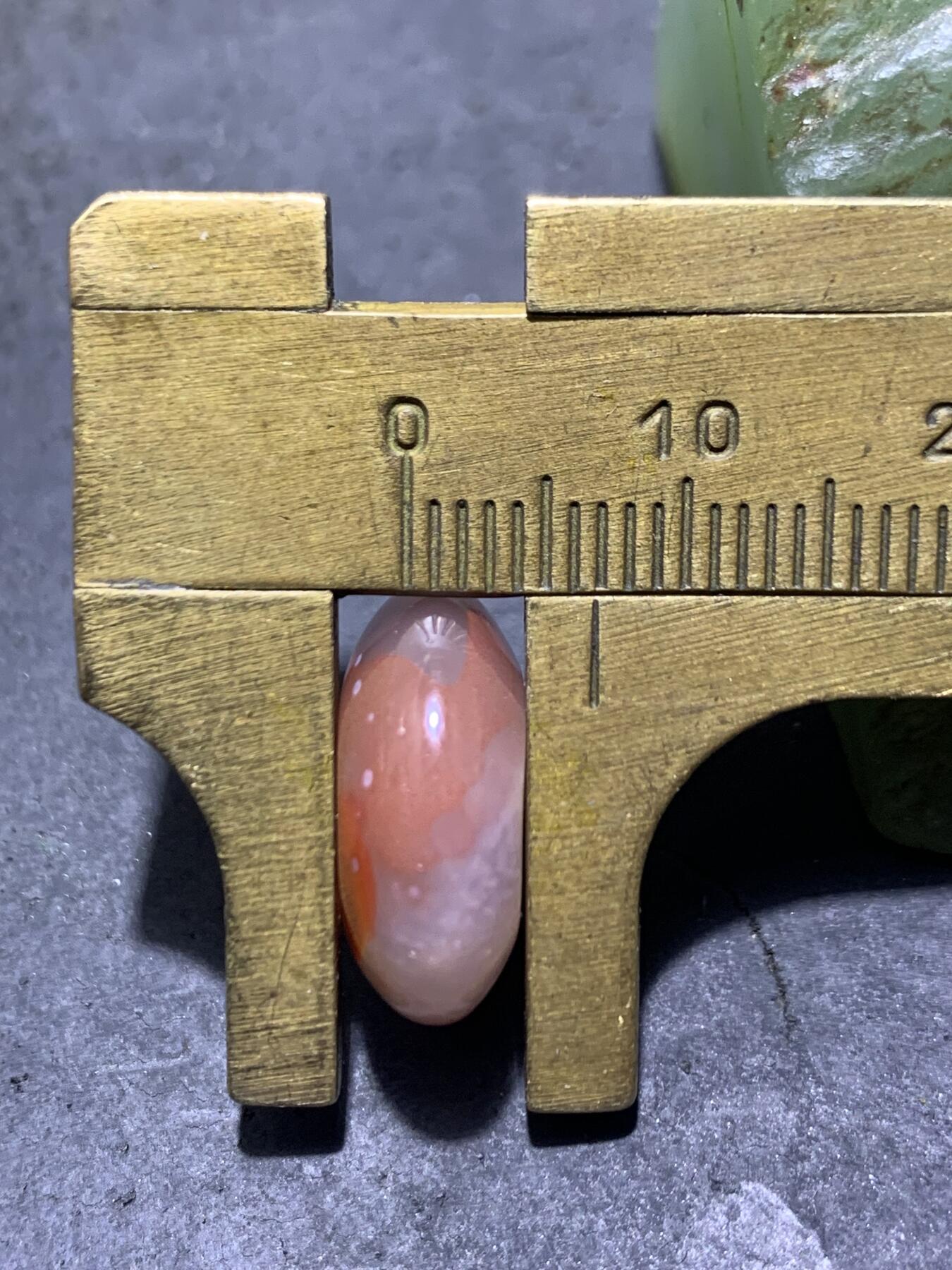 精美川料南红玛瑙冰飘柿子红小平安扣一个，