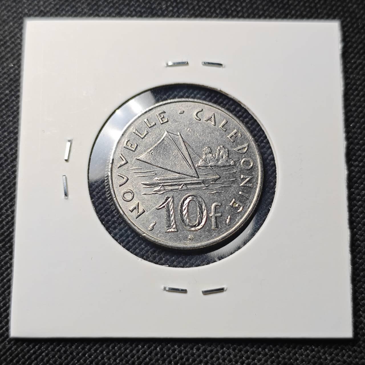 KK钱币收藏小铺 第382期  2月预留时间 周末发货  1983新喀里多尼亚10法郎