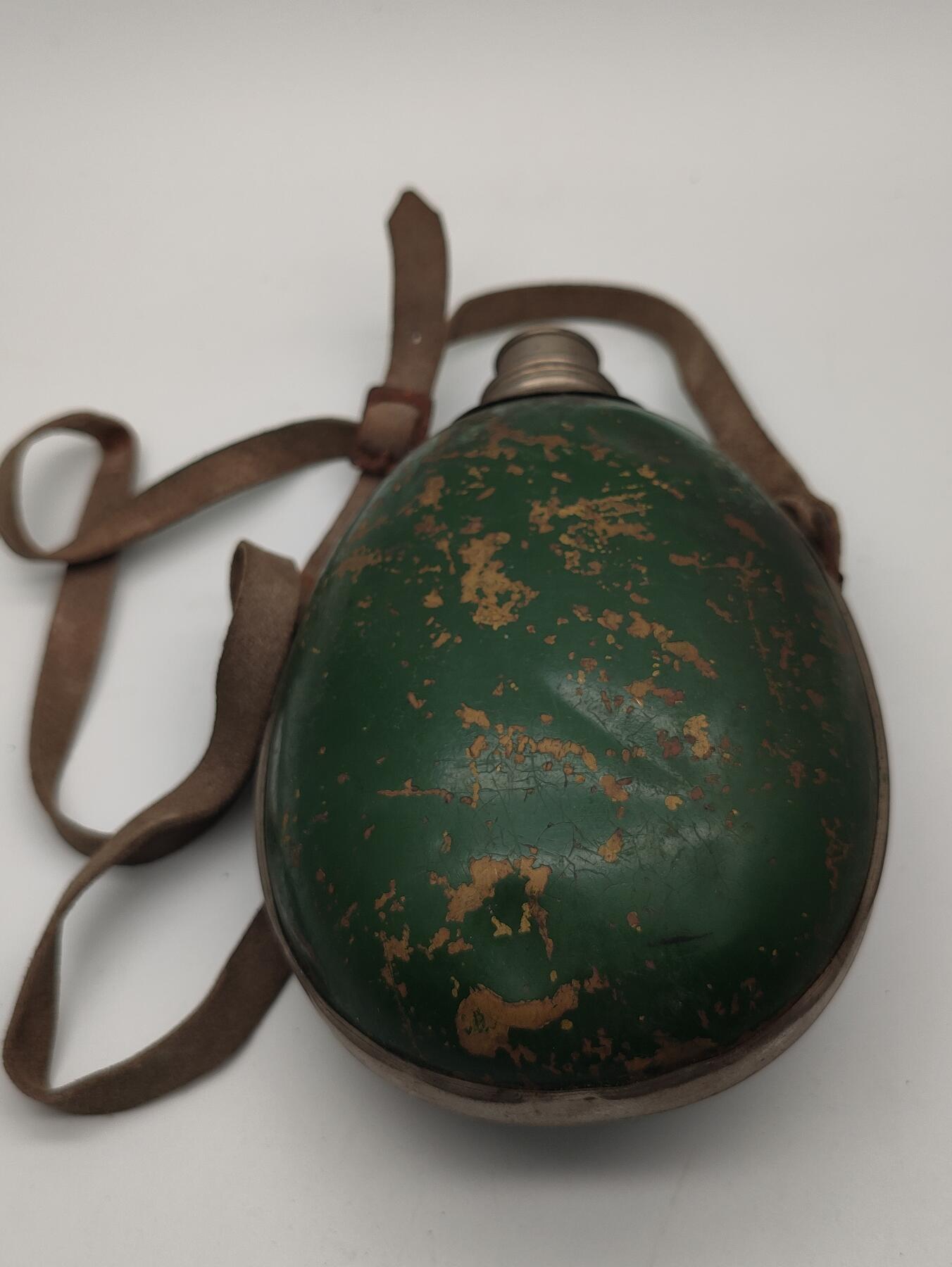 徽章旧纸专场1216 水壶 昭和时期老水壶带背带绳