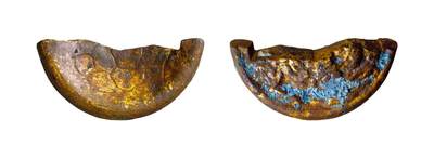 中贸圣佳2025年秋季拍卖会 争辉 中国历代古钱 - 西汉 铜鎏金半饼 64.5*6mm