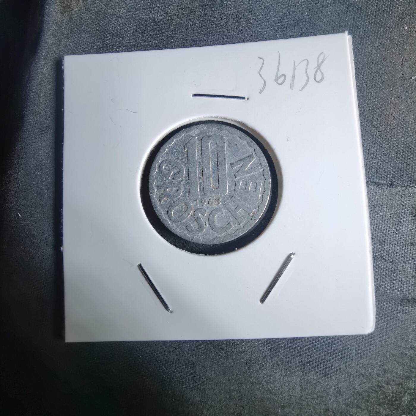 沼泽如烟--第936场 奥地利1963年10格罗申