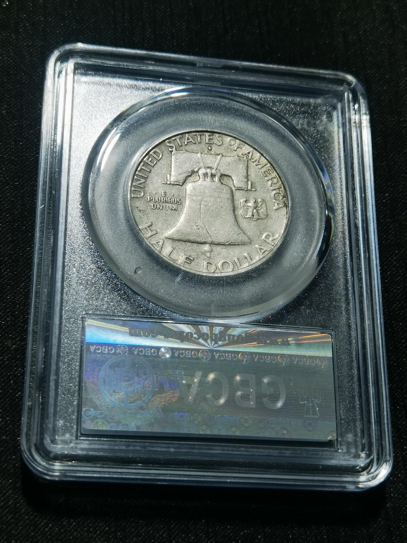 天下钱庄专场欢迎参拍 美国富兰克林半美元银币