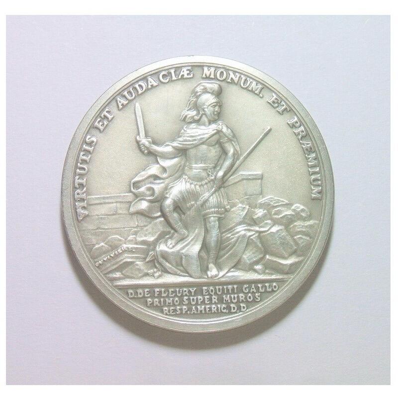 美国纪念1779年 独立战争斯托尼堡垒之战高浮雕精制大铜章 40MM