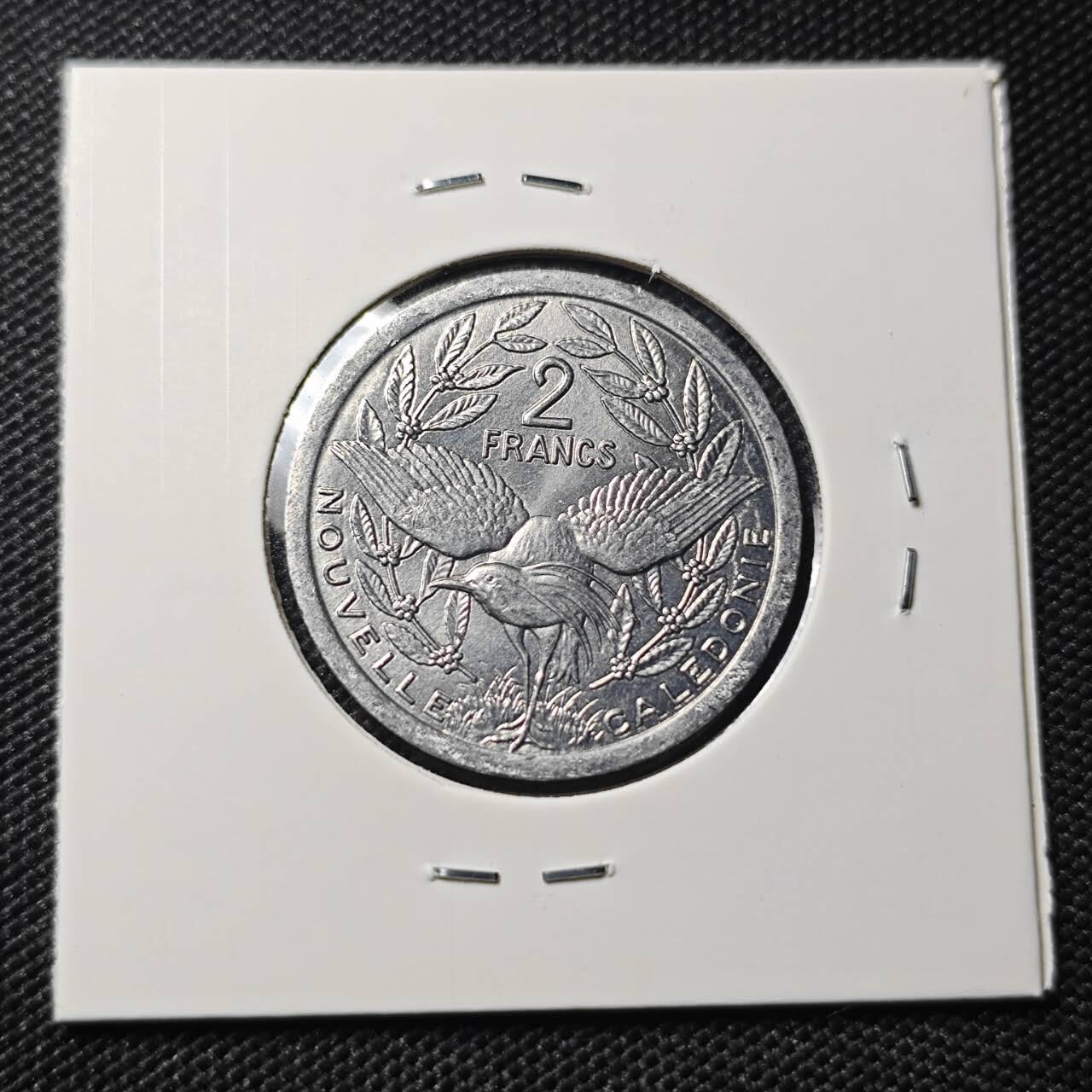 KK钱币收藏小铺 第382期  2月预留时间 周末发货  1998新喀里多尼亚2法郎