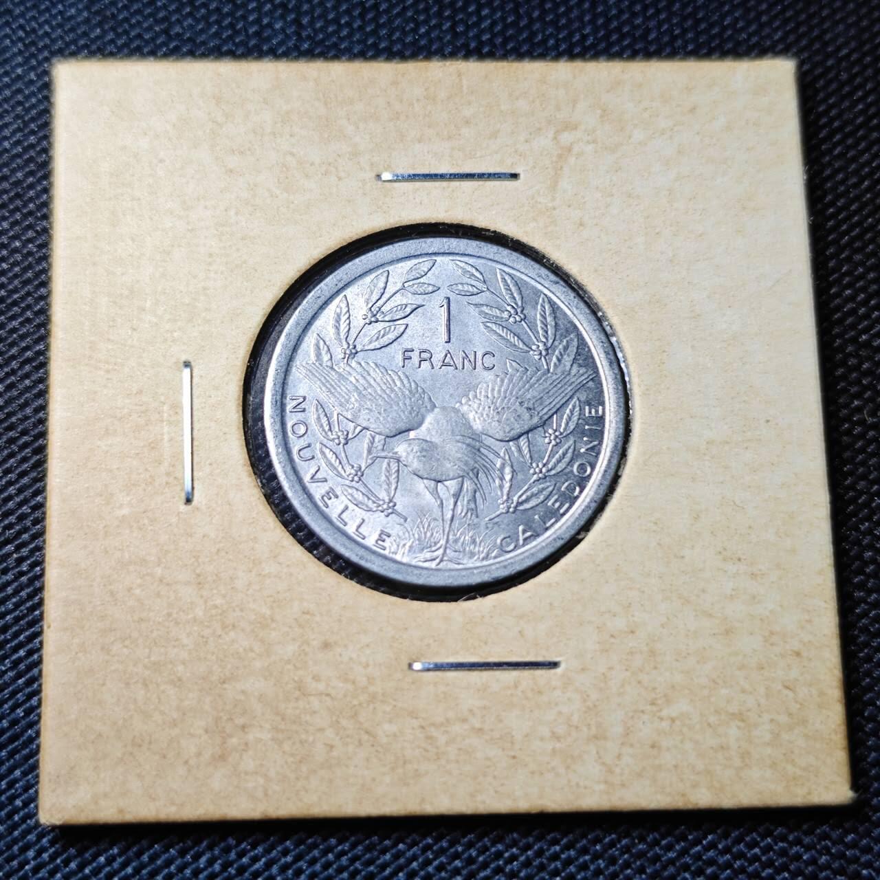 KK钱币收藏小铺 第382期  2月预留时间 周末发货 1973新喀里多尼亚1法郎