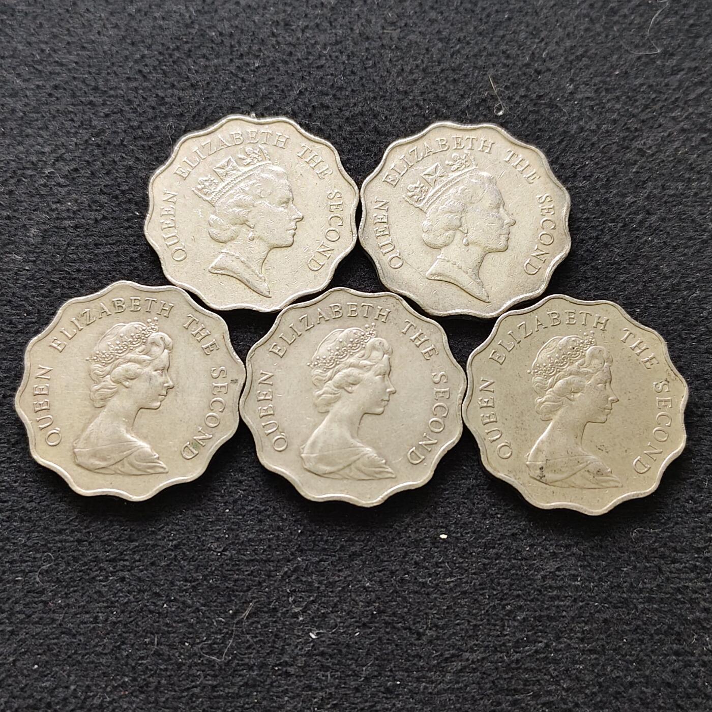 【全场包邮】纯粹捡漏拍486场（免费代拍第23场） 香港各年份女王2元5枚一组