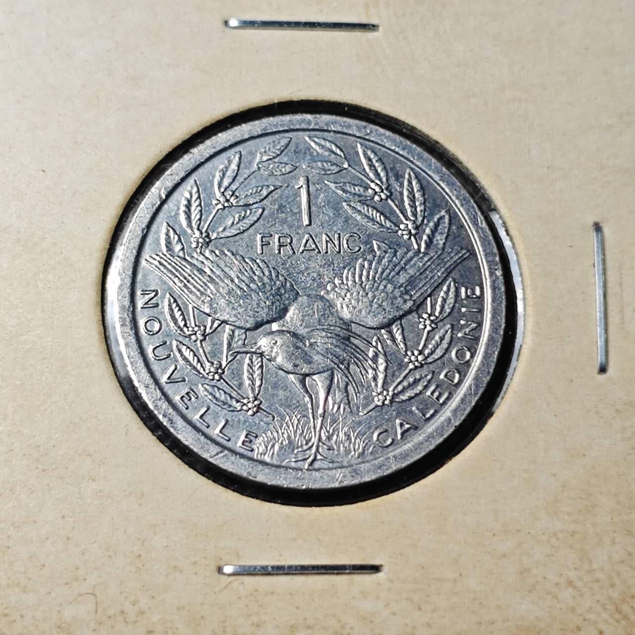 KK钱币收藏小铺 第382期  2月预留时间 周末发货  1996新喀里多尼亚1法郎