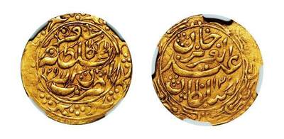 中贸圣佳2025年秋季拍卖会 众妙 - 1874年 新疆阿古柏金币（LM-1047)