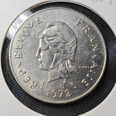 KK钱币收藏小铺 第382期  2月预留时间 周末发货 - 11972新喀里多尼亚50法郎