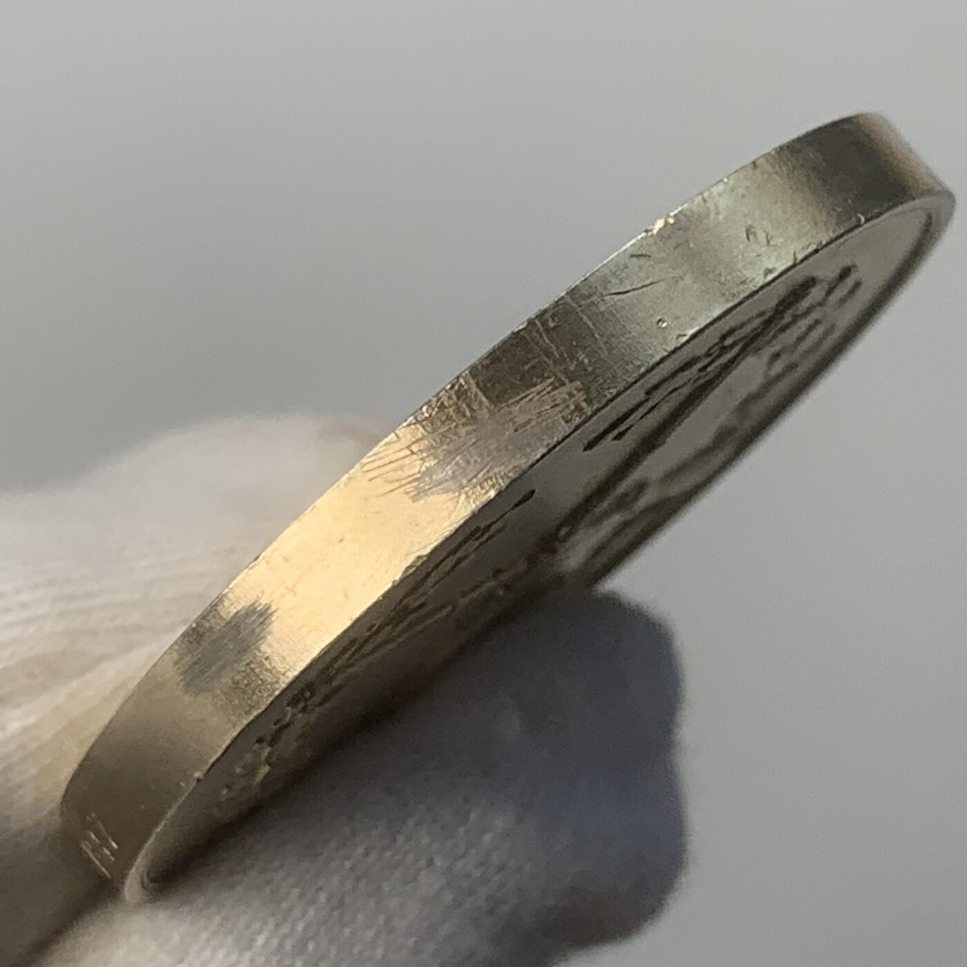 掌中浮雕-藏着的欧洲第046场 1947年英国海军警官国家冠军赛获奖镀金银章，38.3mm，35.5g