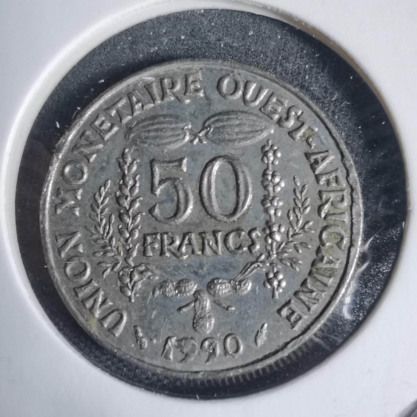 沼泽如烟--第937场 西非1990年50法郎