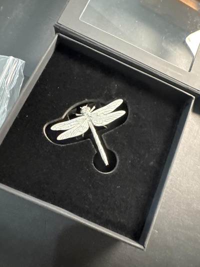 ❤️【币观天下】❤️ 第335期钱币拍卖- 2025.12.19周五晚上6点半场-长期征集拍品 - 喀麦隆2024年立体动物系列银币蜻蜓发行量333枚