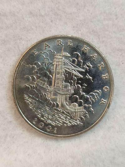 G&W世界散币，银币处理专场（第39场） - 利比里亚2001年5元  美国1941年珍珠港事件