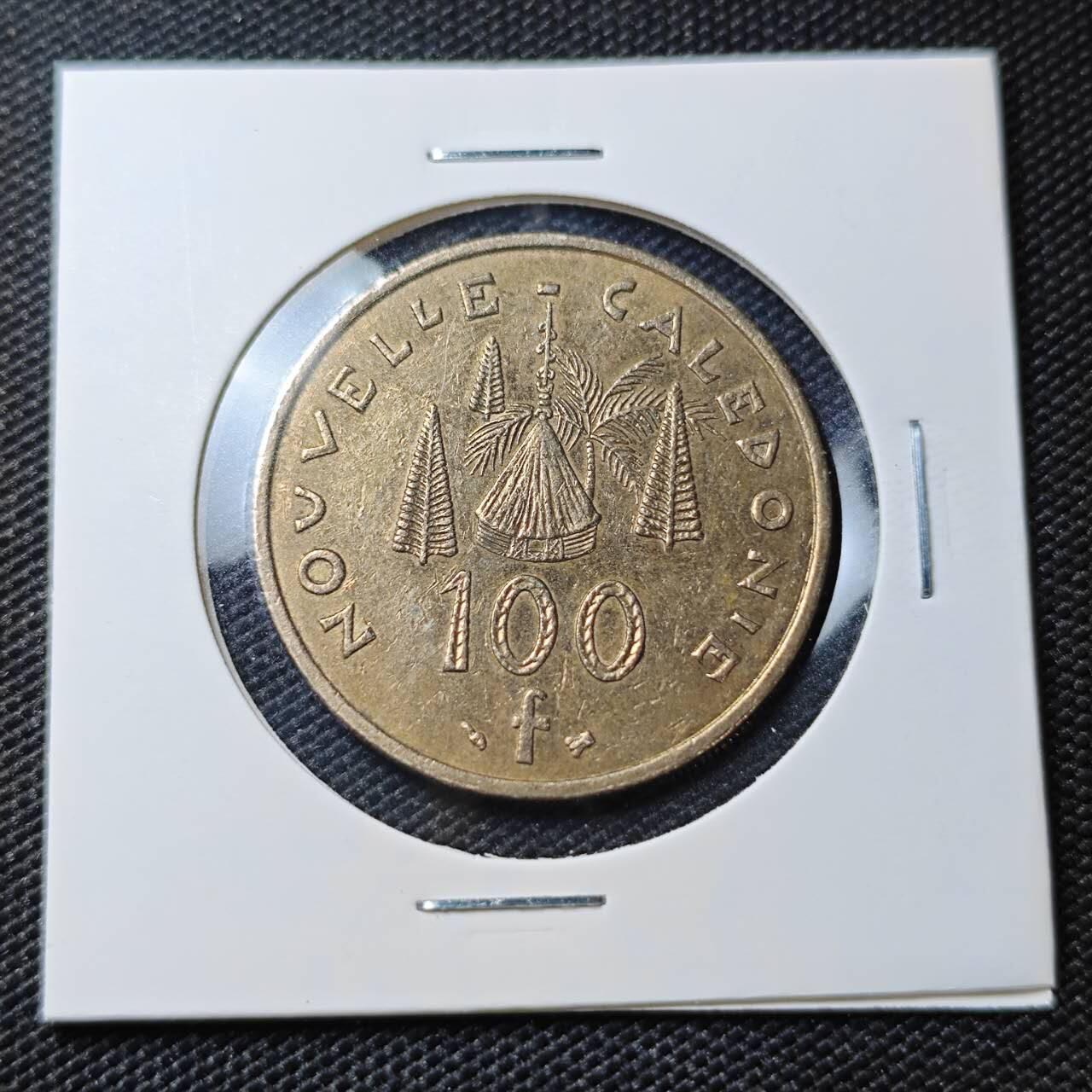 KK钱币收藏小铺 第382期  2月预留时间 周末发货 1999新喀里多尼亚100法郎