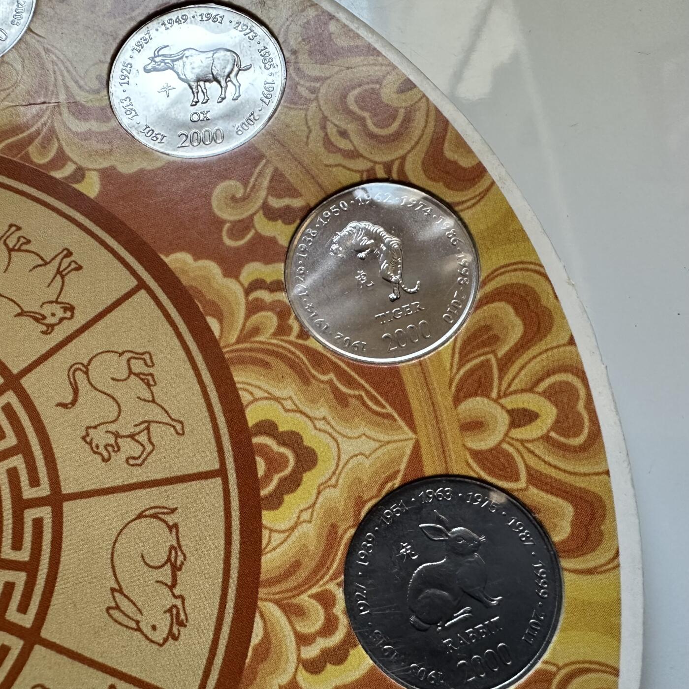 🌹外币初藏🌹🐯2025年第142场  每周二四六晚8️⃣点 接代拍 索马里2000年10先令生肖纪念套币