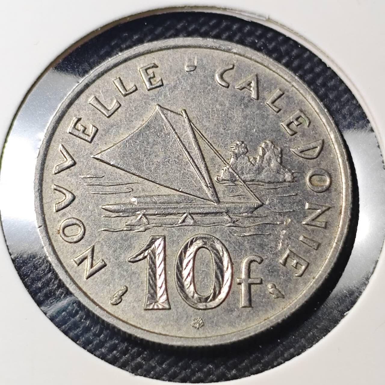 KK钱币收藏小铺 第382期  2月预留时间 周末发货 1967新喀里多尼亚10法郎