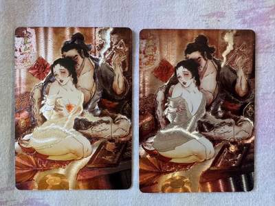 月落卡牌之特卡第1期-美女艺术卡专场 - 解语花  JPM   王六儿   彫仙  焱卡文化   双联粗闪卡一套