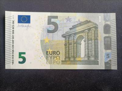 【游宝拍卖】乙巳蛇年97期 周六集拍 - 欧盟-5欧元【2013版 全新UNC】