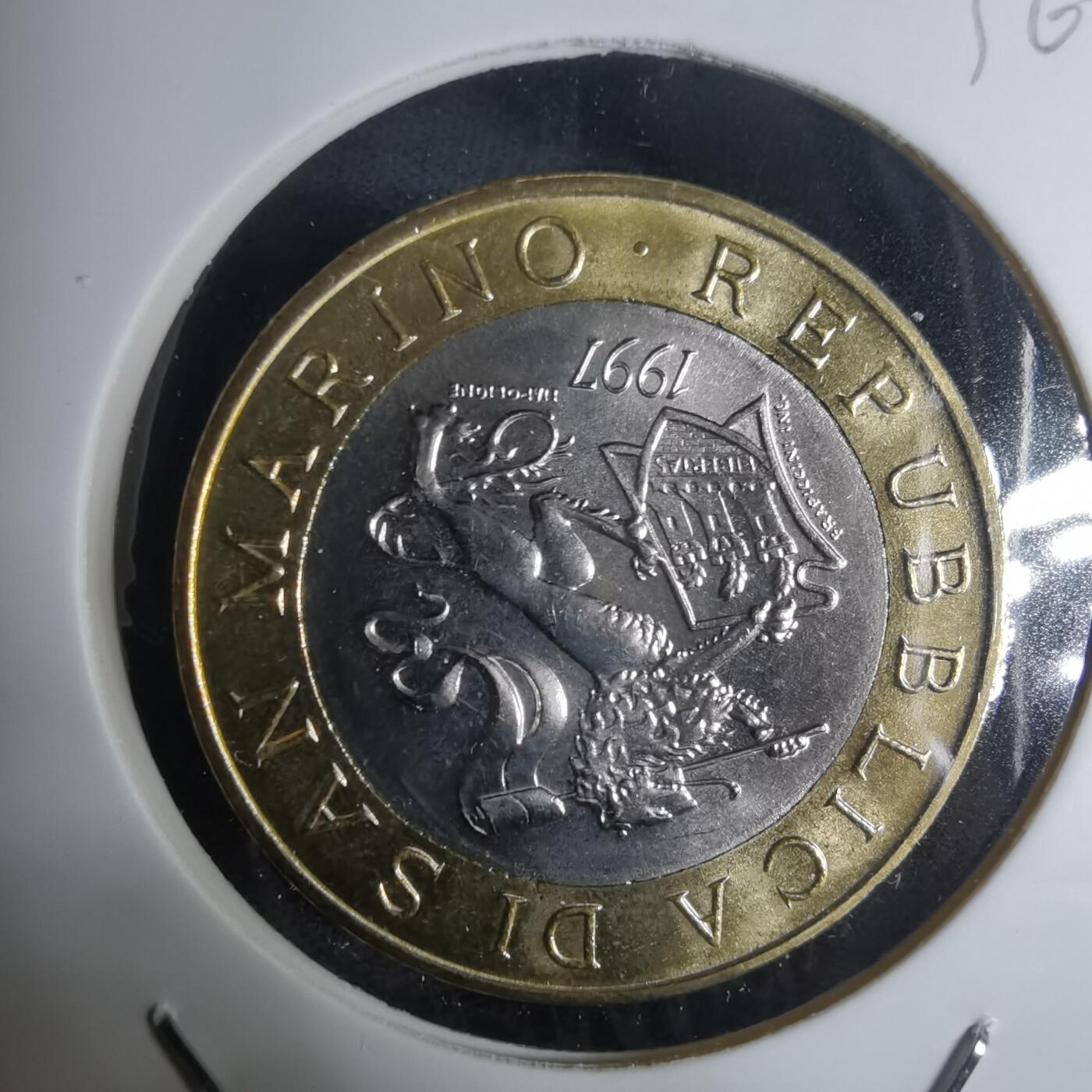 沼泽如烟--第936场 圣马力诺1997年1000里拉