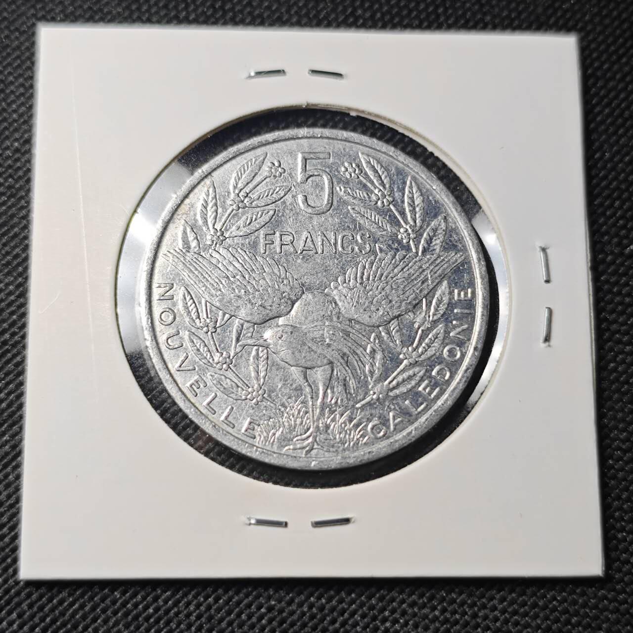 KK钱币收藏小铺 第382期  2月预留时间 周末发货  2012新喀里多尼亚5法郎