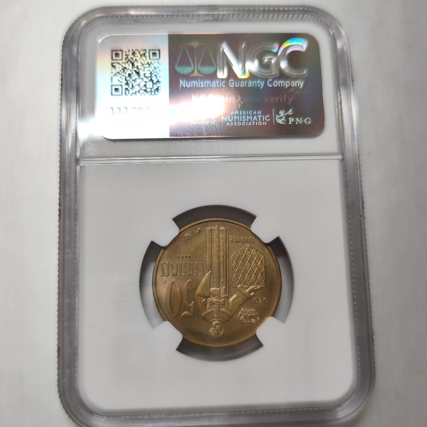 老蟹的宝藏🏴‍☠️ V NGC PF64 摩纳哥1962年50分样币