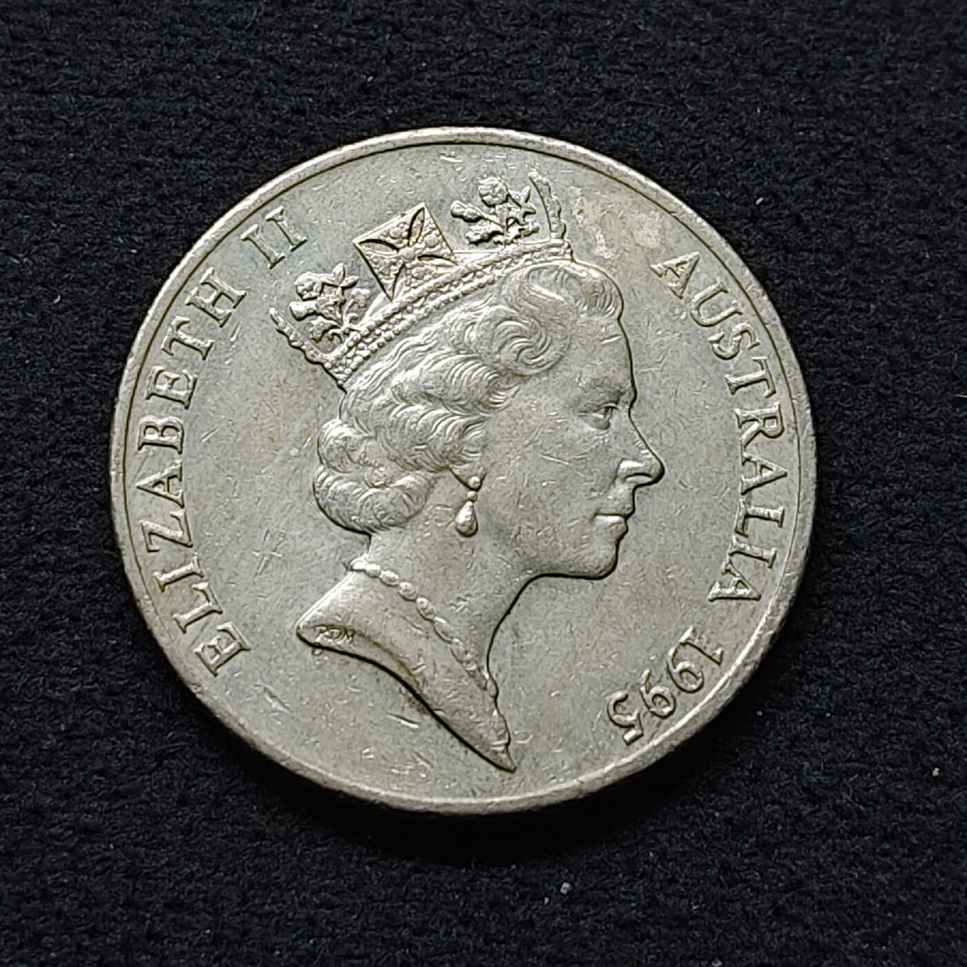 【全场包邮】纯粹捡漏拍486场（免费代拍第23场） 澳大利亚1995年20分联合国成立五十周年纪念币