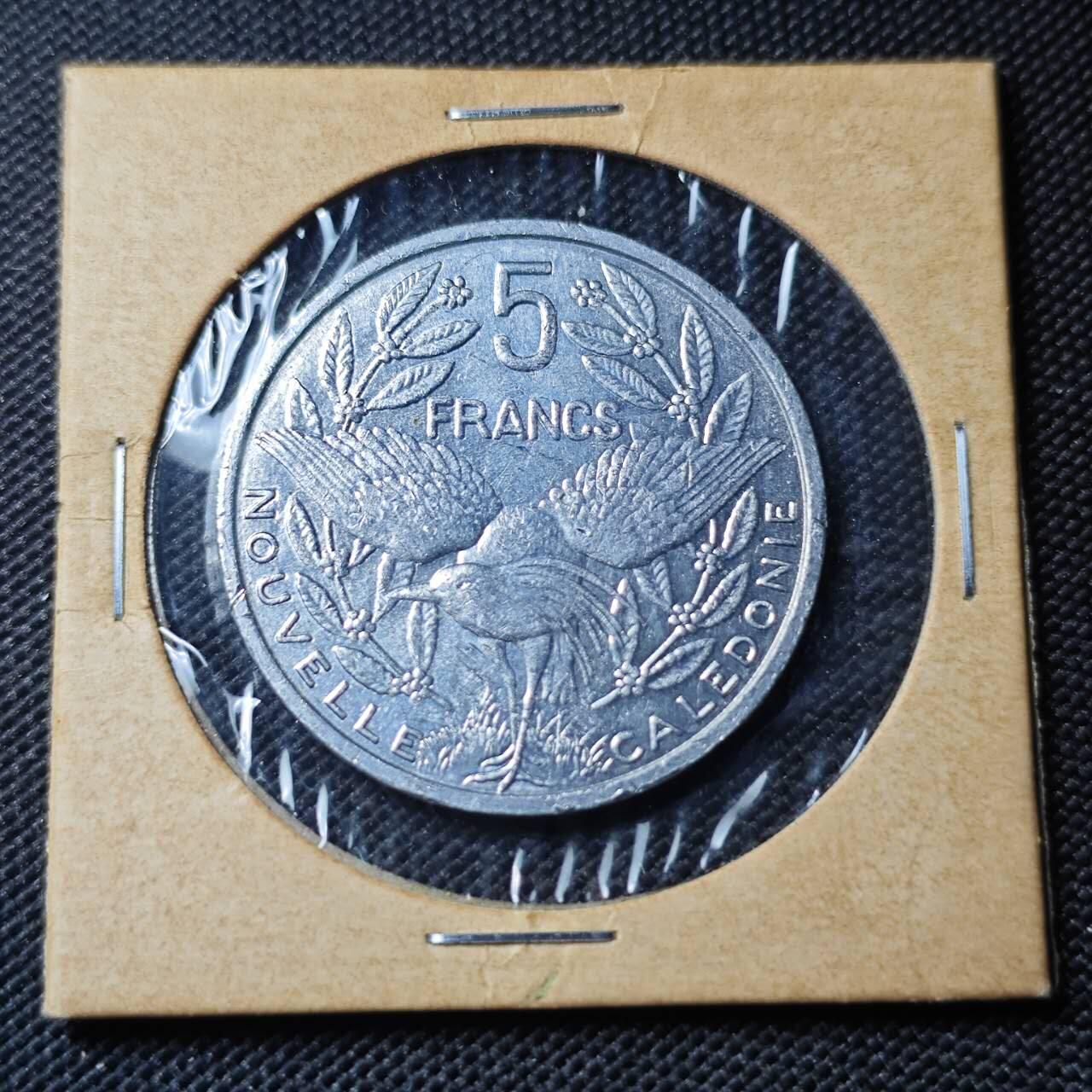 KK钱币收藏小铺 第382期  2月预留时间 周末发货  2010新喀里多尼亚5法郎