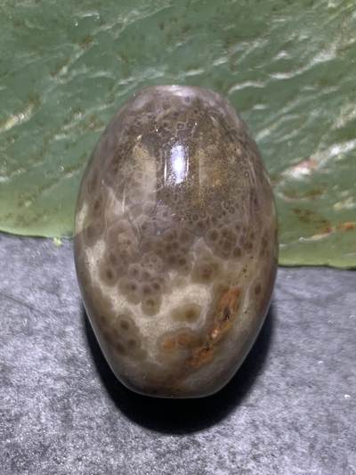 冰飘鱼籽纹战国红玛瑙随形桶珠一颗 - 冰飘鱼籽纹战国红玛瑙随形桶珠一颗