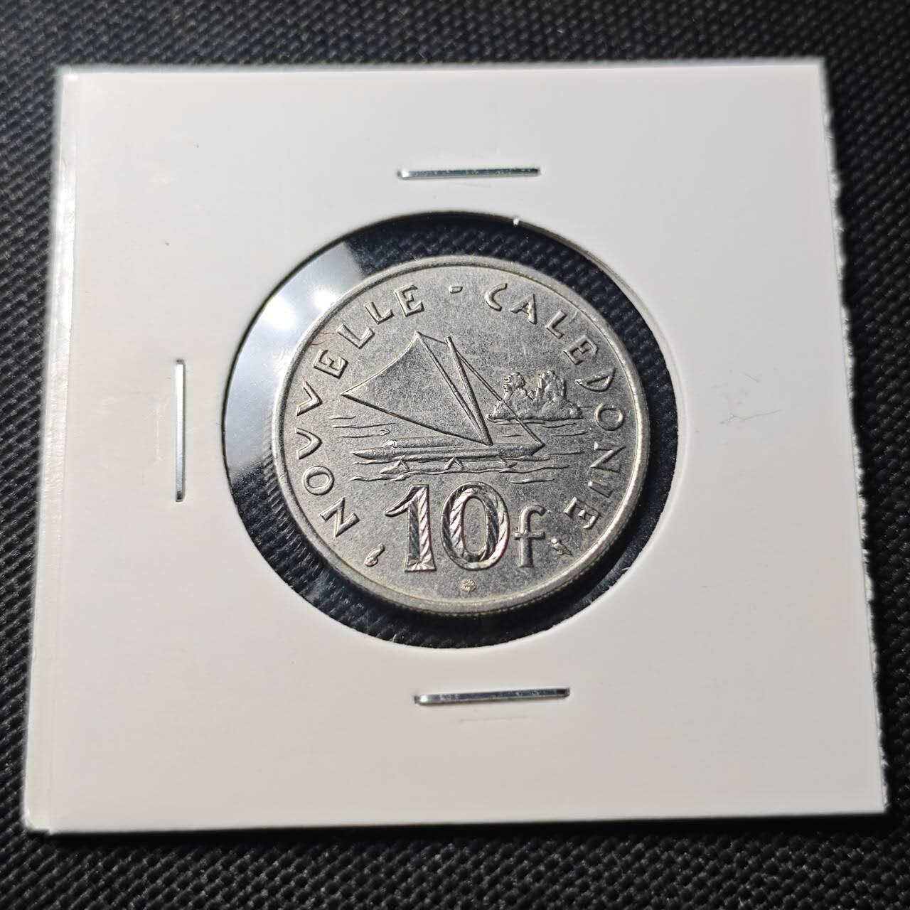 KK钱币收藏小铺 第382期  2月预留时间 周末发货 1970新喀里多尼亚10法郎