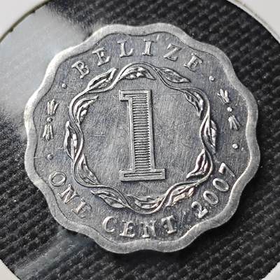 KK钱币收藏小铺 第382期  2月预留时间 周末发货 - 2007英属伯利兹1分 