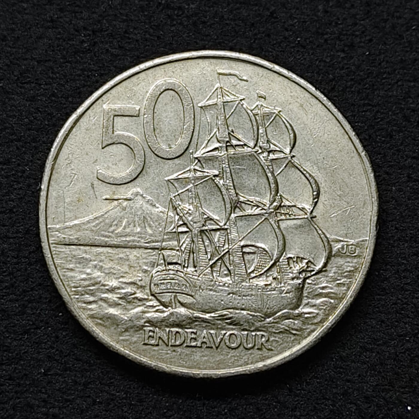 【全场包邮】纯粹捡漏拍486场（免费代拍第23场） 新西兰1987年奋进号50分