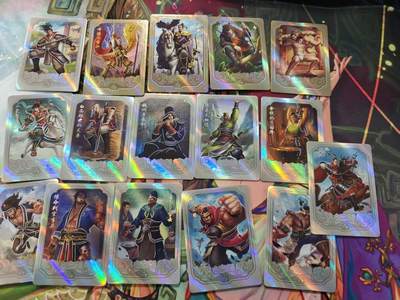 寸草不生拍卖第十六期（持续收拍 好货等你来） - 趣卡社 水浒金折+银折16张