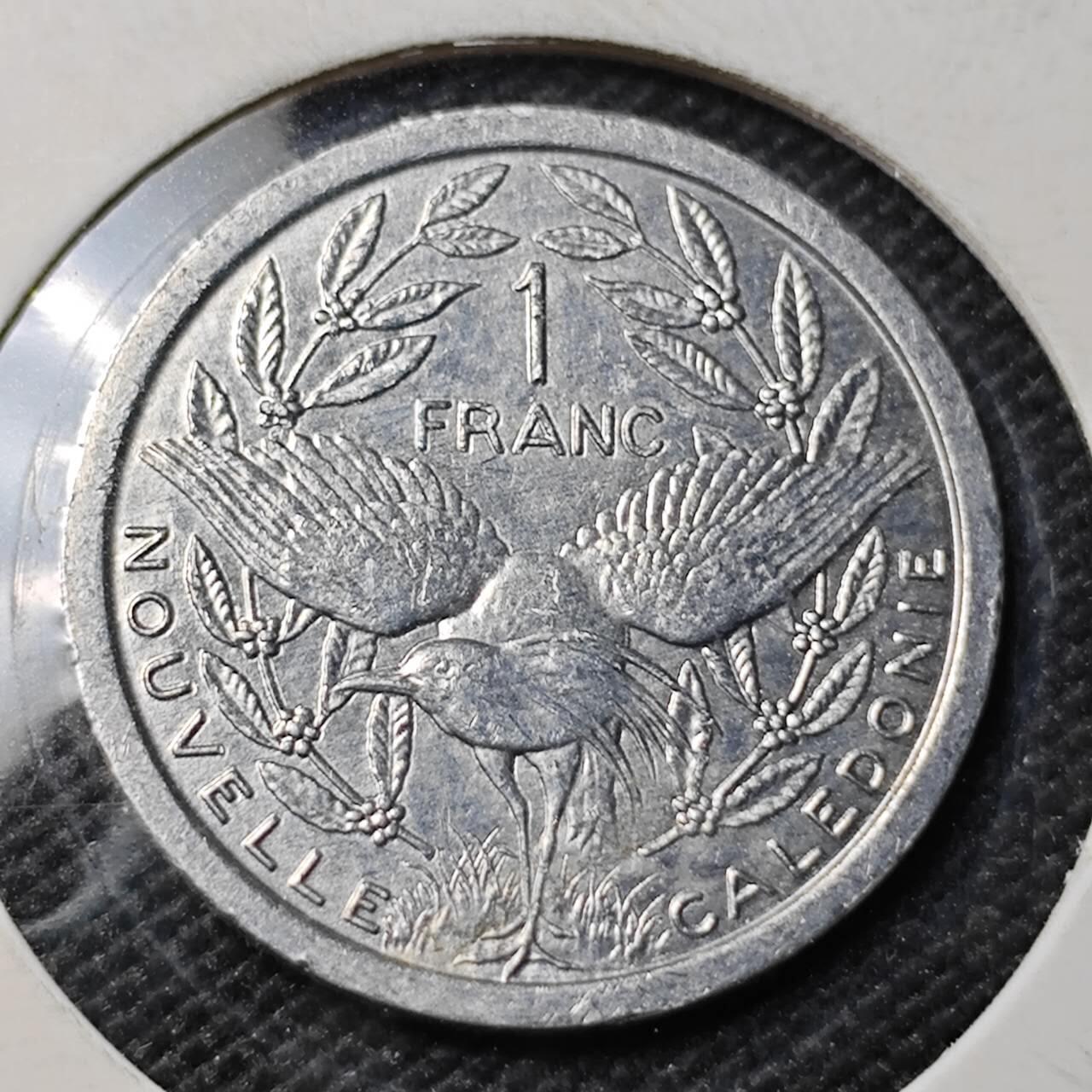 KK钱币收藏小铺 第382期  2月预留时间 周末发货  1997新喀里多尼亚1法郎