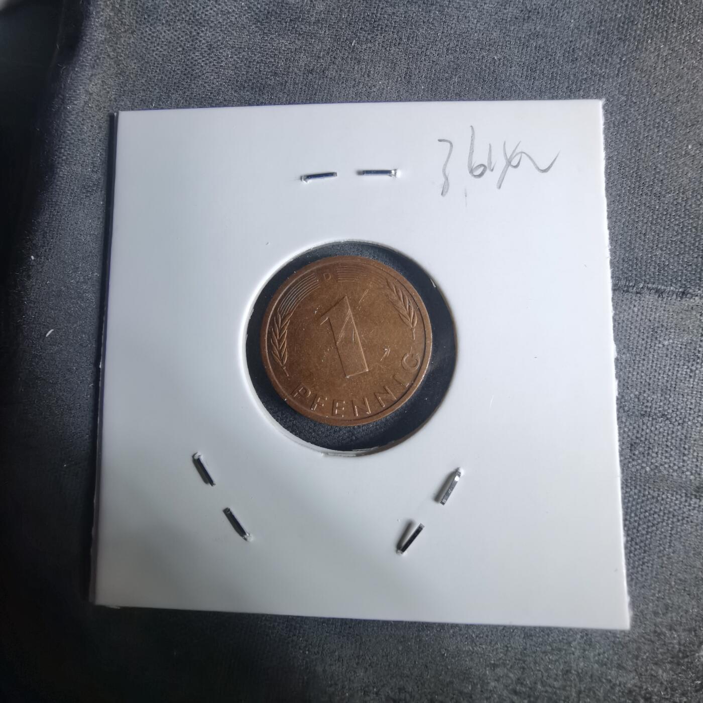 沼泽如烟--第936场 德国1987年1芬尼