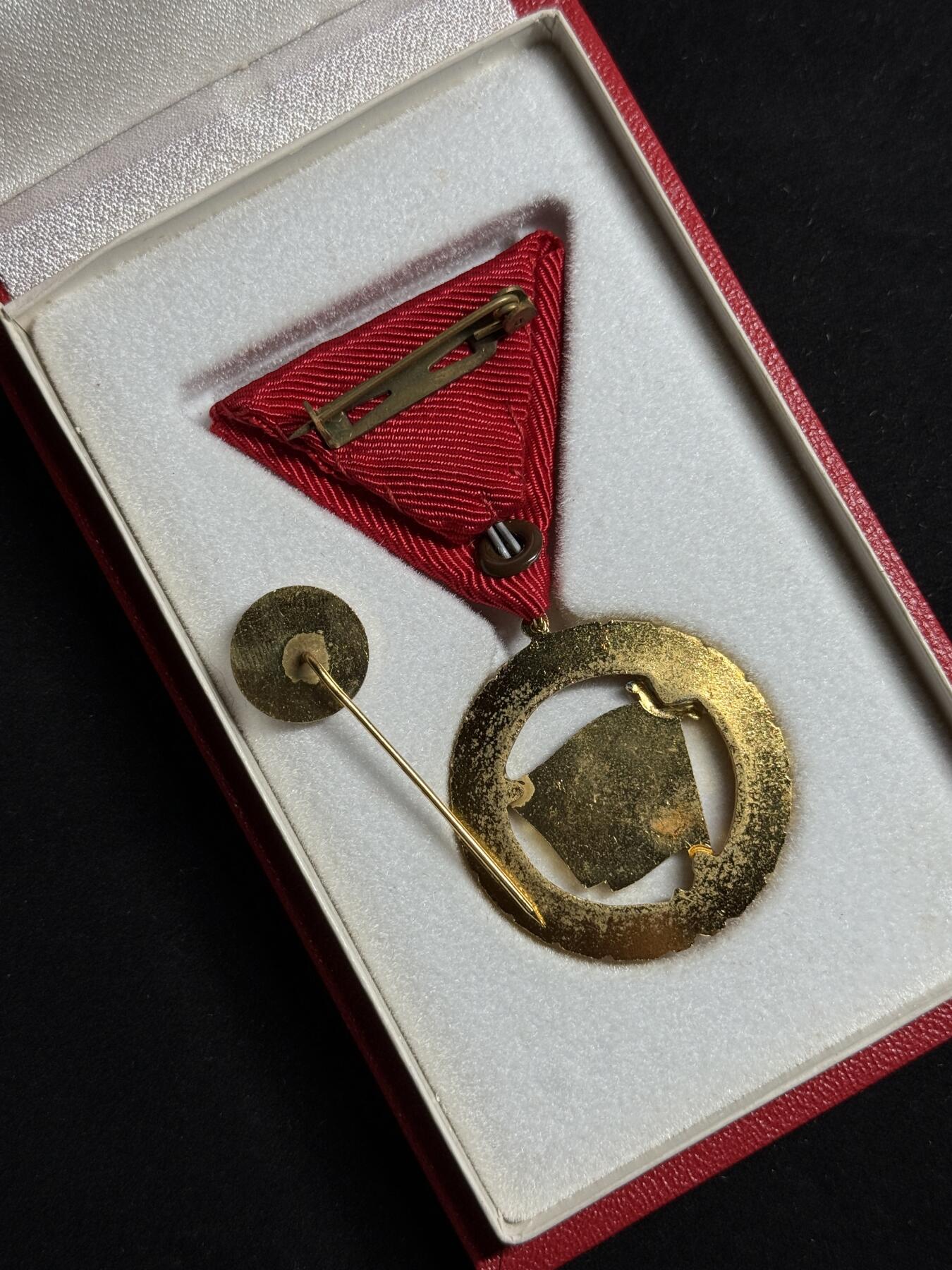 欢庆元旦！戎马世界章牌大赏第109期元旦大拍 匈牙利优秀青年领袖奖章