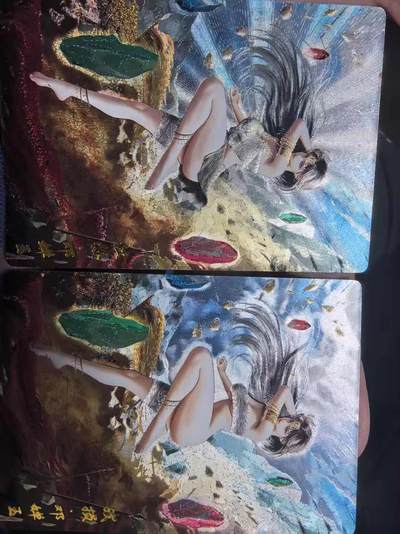 寸草不生拍卖第十六期（持续收拍 好货等你来） - 奇点新一期启兴老师绘巾帼红颜邓婵玉战损/红妆一对