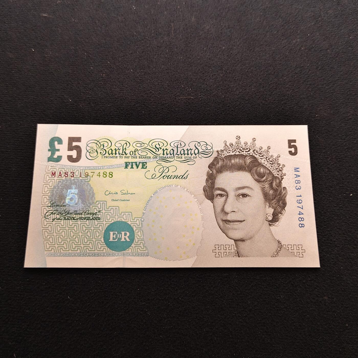 【全场包邮】纯粹捡漏拍486场（免费代拍第23场） 【纸钞】英国英格兰银行5镑纸钞