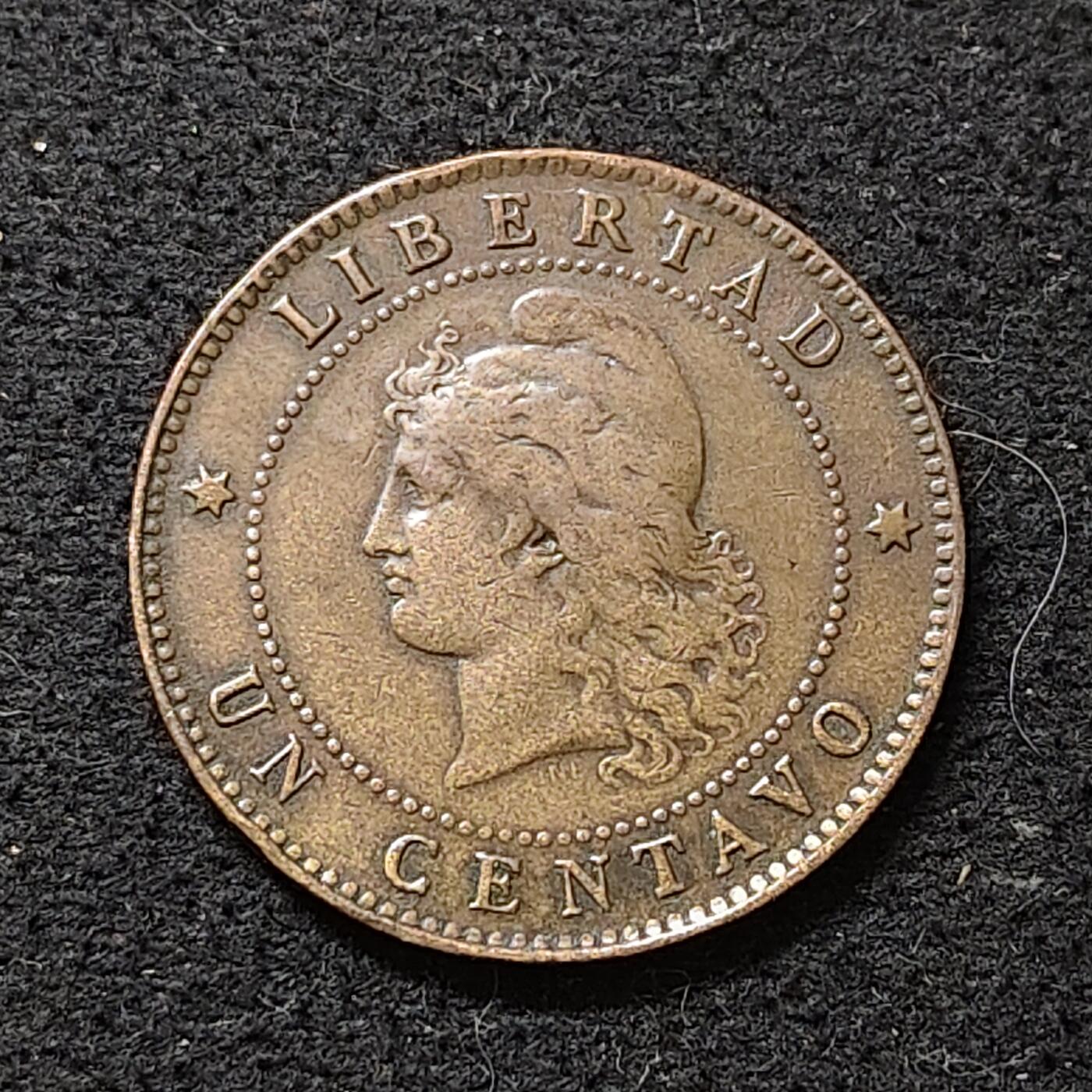 【全场包邮】纯粹捡漏拍486场（免费代拍第23场） 阿根廷1890年1分铜币 好品相