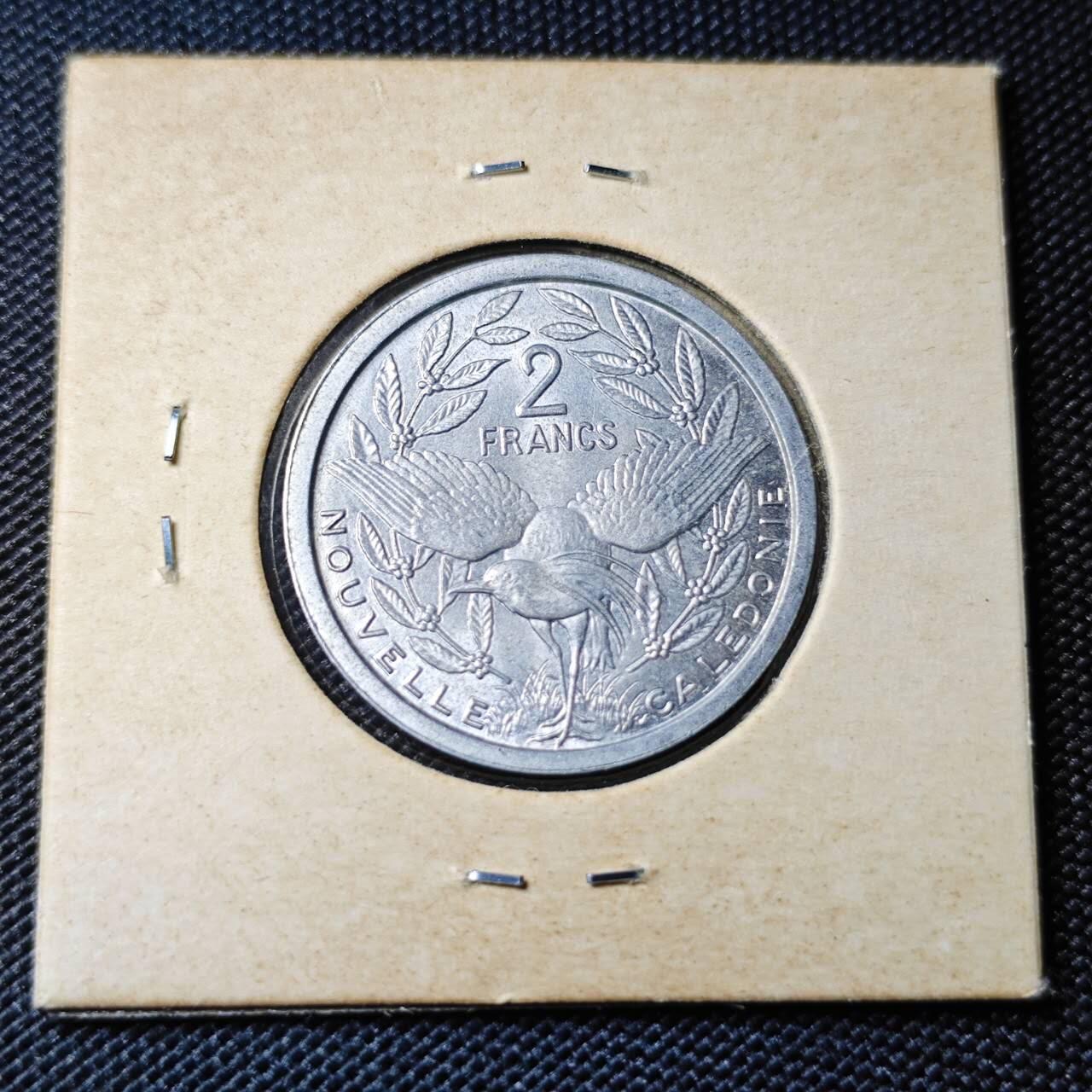 KK钱币收藏小铺 第382期  2月预留时间 周末发货  1949新喀里多尼亚2法郎