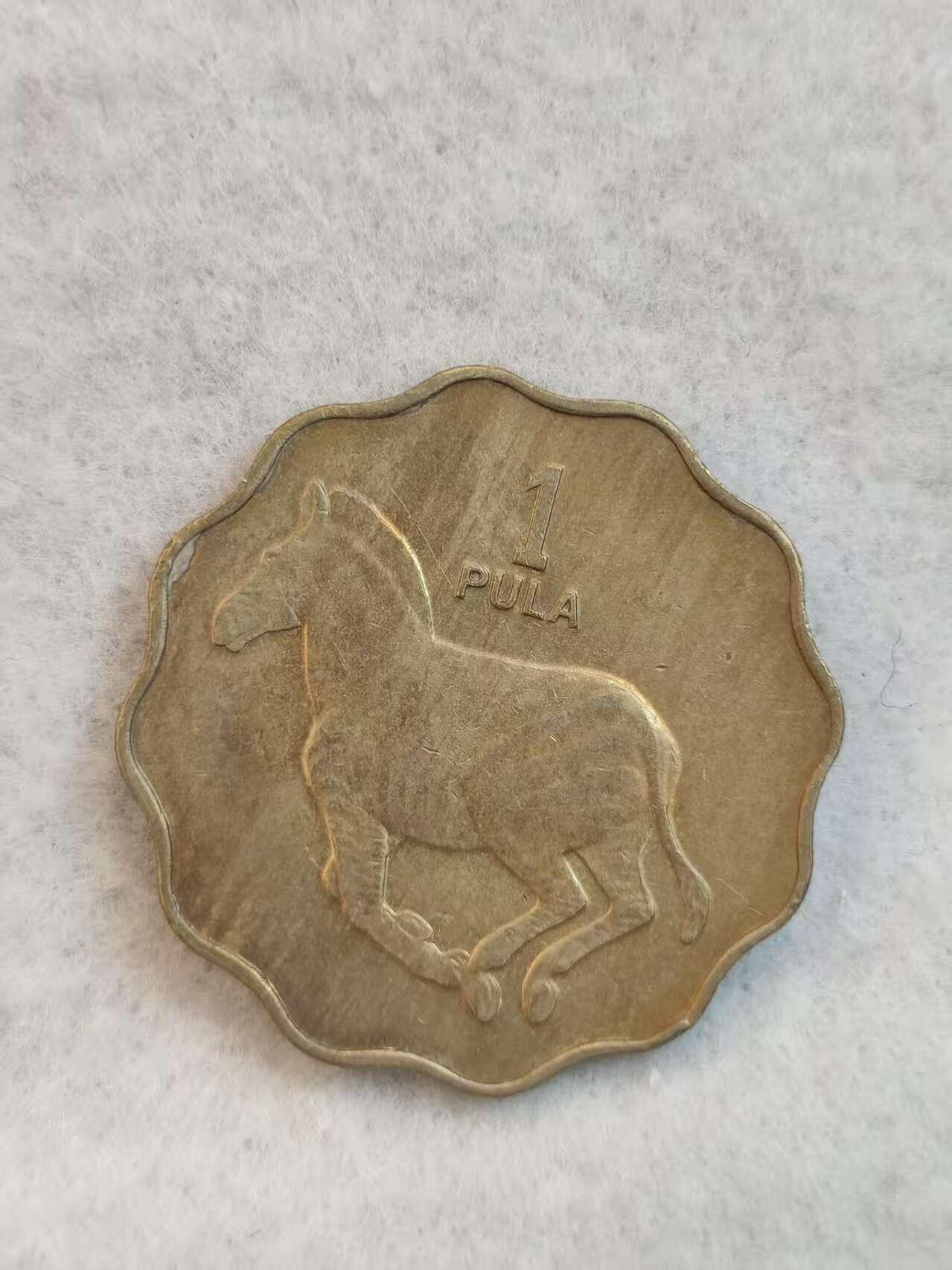 G&W世界散币，银币处理专场（第39场） 博茨瓦纳1976年1普拉