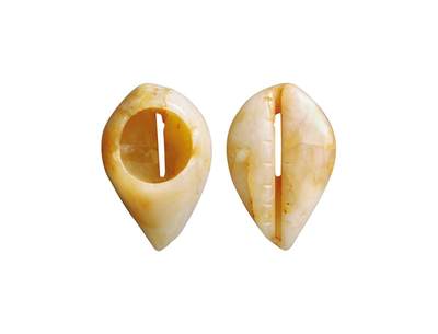 中贸圣佳2025年秋季拍卖会 争辉 中国历代古钱 - 春秋 侯马晋系玉贝 26.8*10.7mm